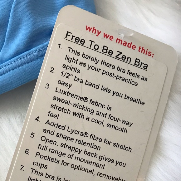 NWT lululemon free to be zen bra AEBL size 10 - Picture 3 of 4
